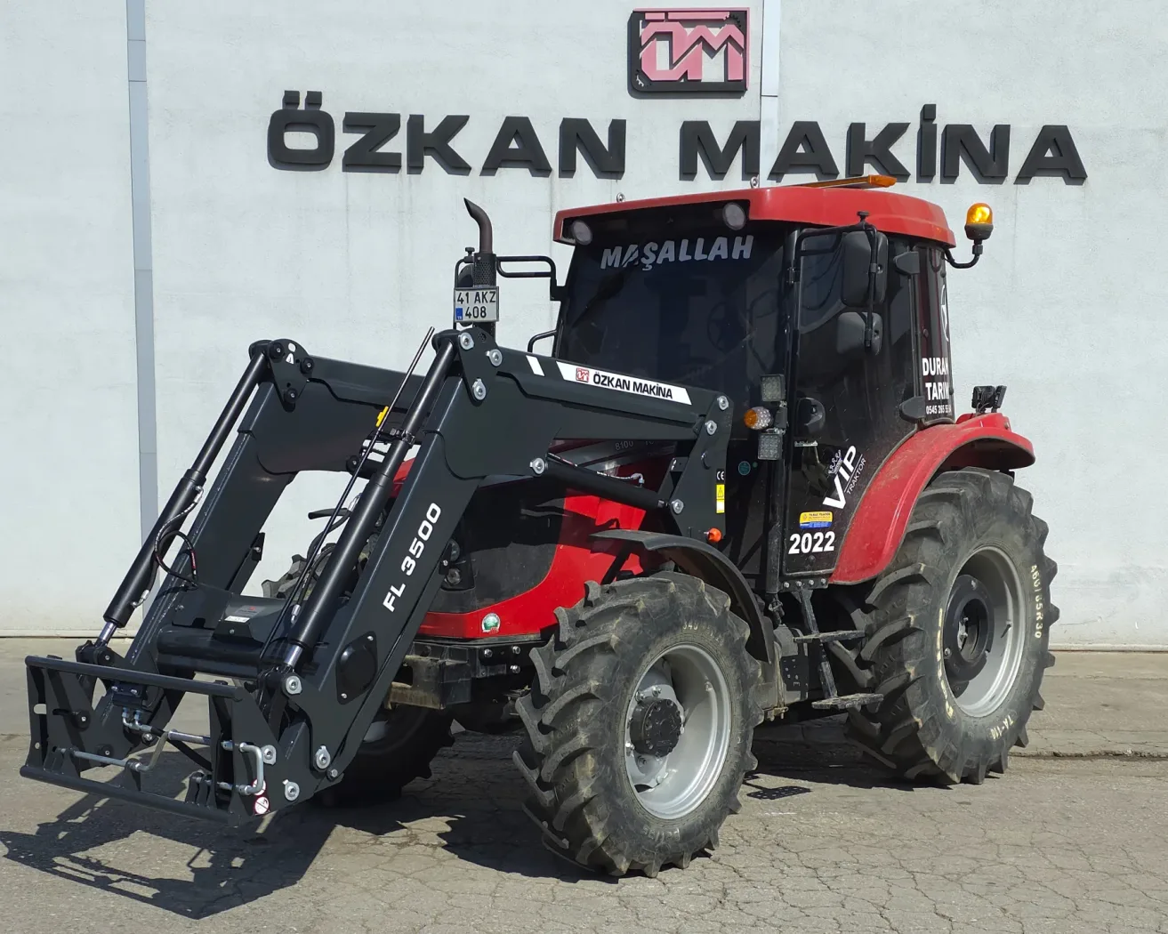 FL 3500 traktör ön yükleyici Özkan Makina